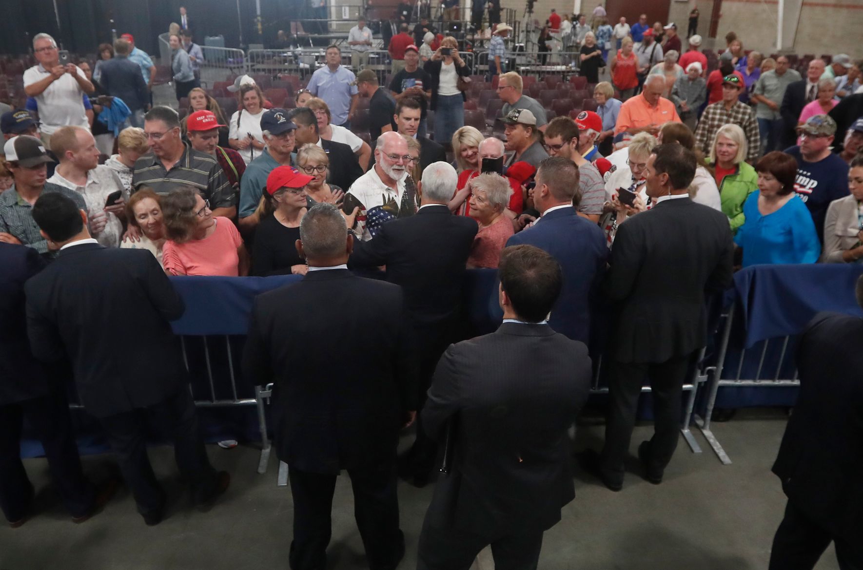 Vice President Mike Pence speaks at MetraPark